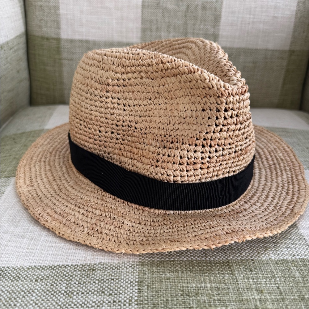 J Crew Packable Straw Hat NWOT